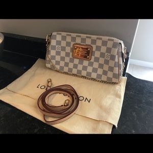 Louis Vuitton Eva Damien Azur White Canvas